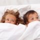 Kids in bed afraid because they do not know how to get rid of lice